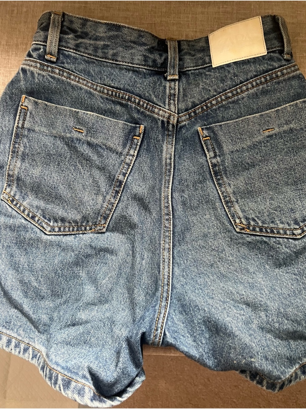 Zara Women’s Light Blue Denim Jean Shorts size O - Picture 2 of 4